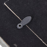 Close-up of the black felt backing and hanging tab on the Hill Interiors Grey Washed Wooden Photo Frame.