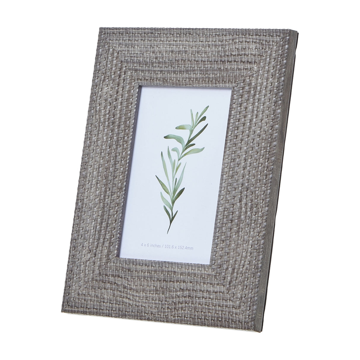 Woven Photo Frame – Grey
