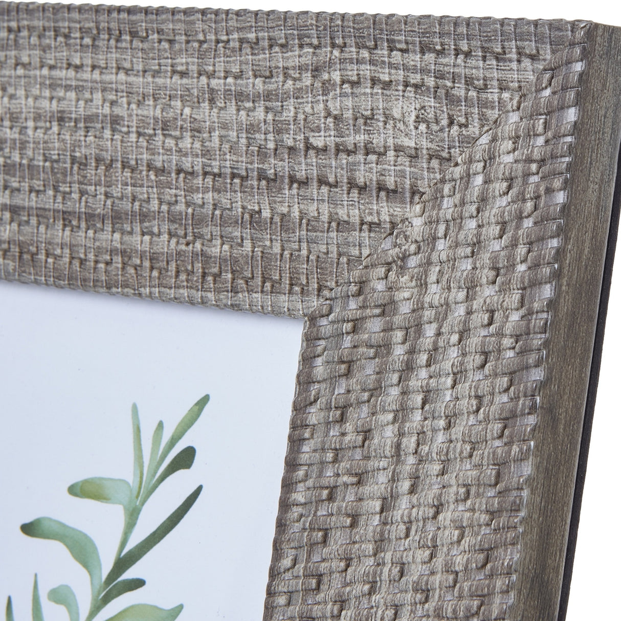 Woven Photo Frame – Grey