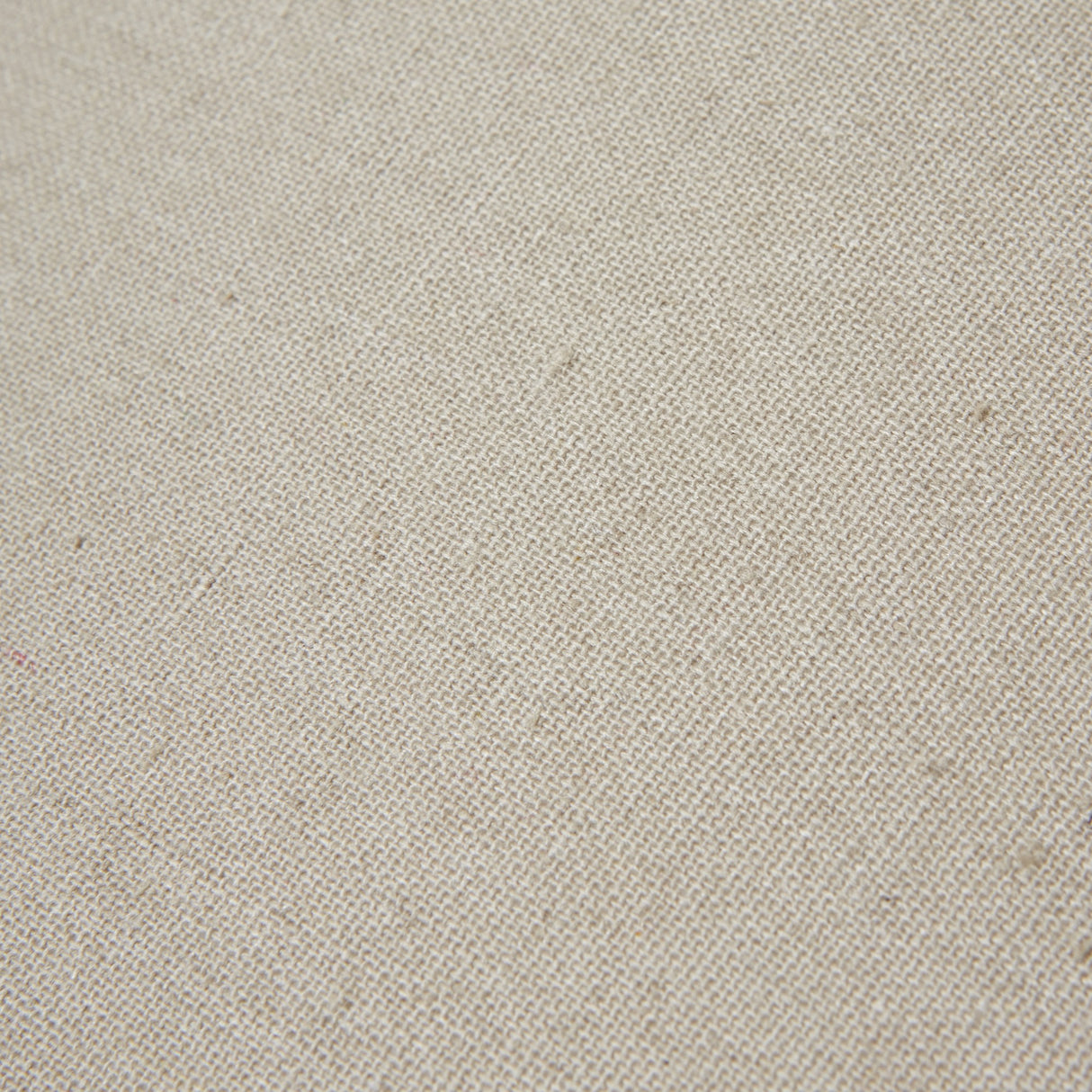 Close-up of the natural linen shade weave on the Hill Interiors Ceramic Table Lamp, showing its neutral tone and fine textured fabric.