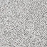 Close-up of the Hill Interiors Large Arm Accent Chair upholstery, showing woven greige-beige fabric with a textured neutral weave.