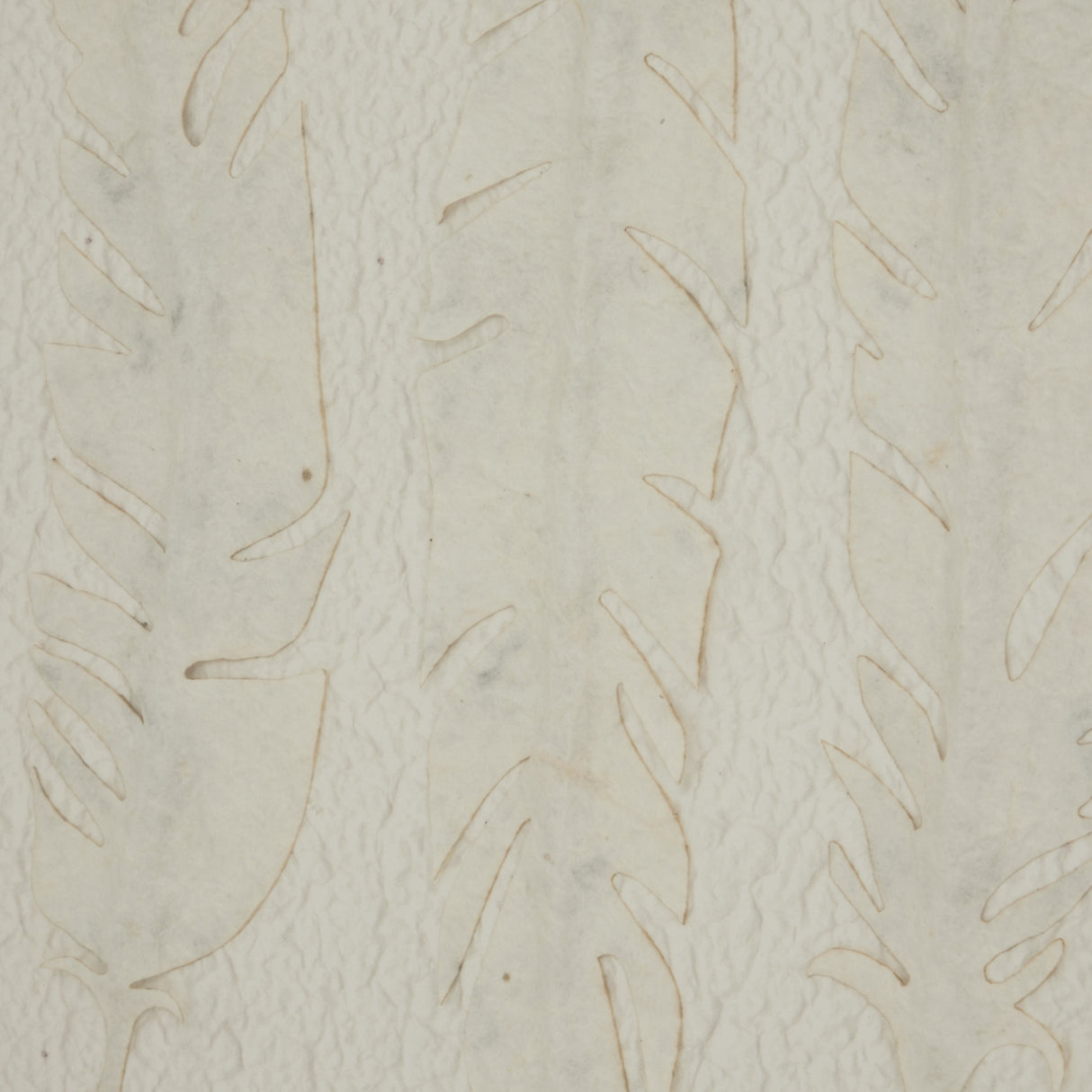 Close-up of Hill Interiors White Feathers framed wall art showing soft white feather detail against a pale textured backdrop.