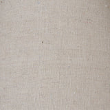 Column Table Lamp With Linen Shade – White