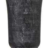Column Table Lamp with Linen Shade – Grey