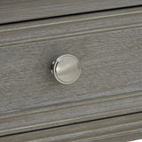 Wooden Large Two-Drawer Console Table – Grey