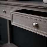 Wooden Four-Drawer Console Table – Grey