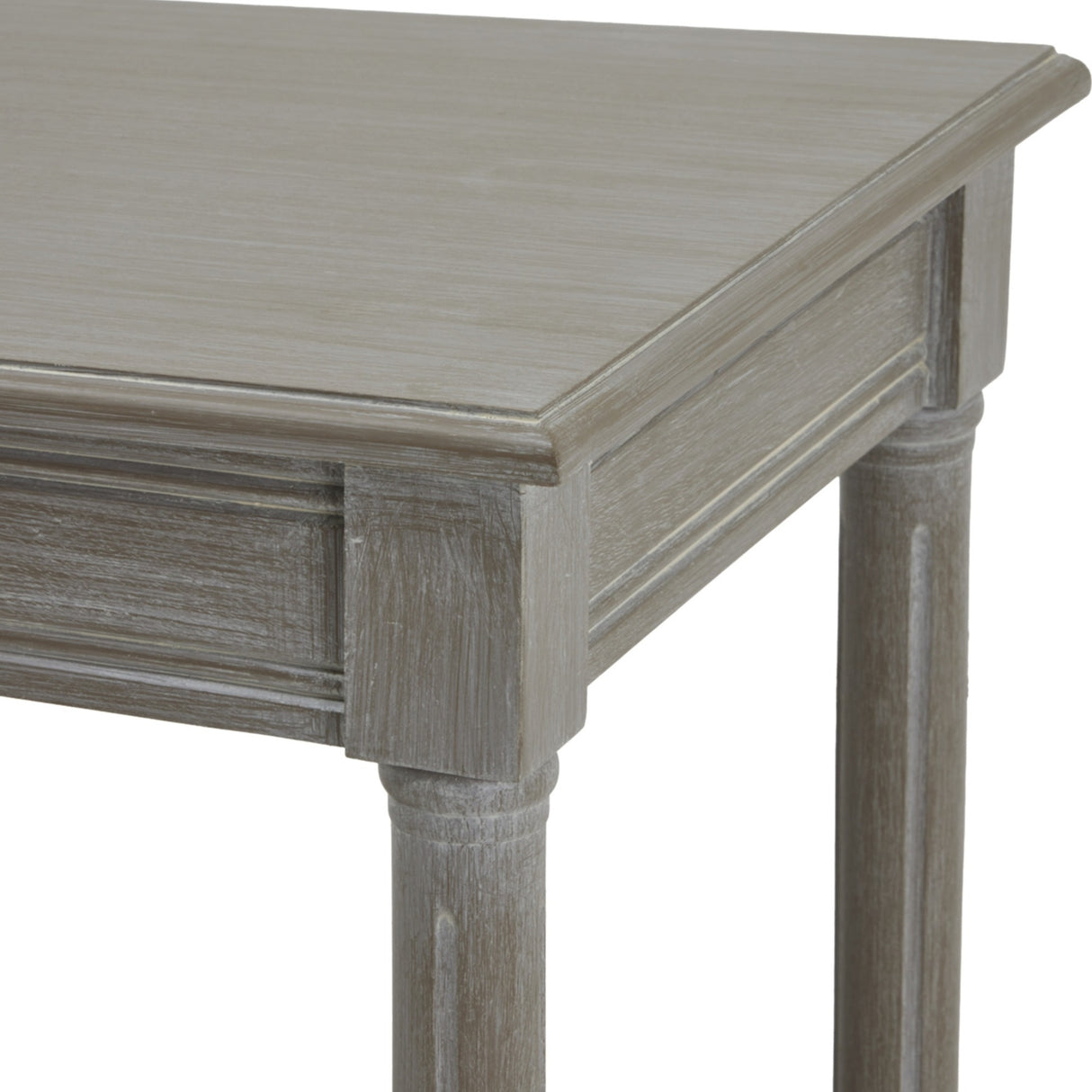 Rattan Side Table – Grey
