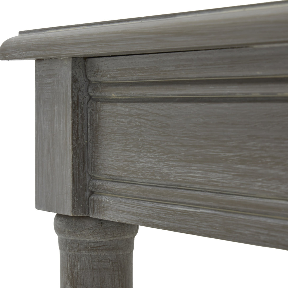 Rattan Side Table – Grey