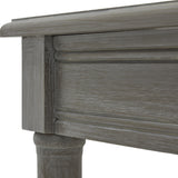 Rattan Side Table – Grey