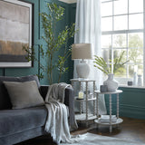 Wooden Three-Tier Side Table – Grey