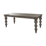 Rectangular Wooden Dining Table 200cm – Brown