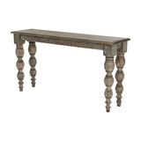 Wooden Console Table – Brown