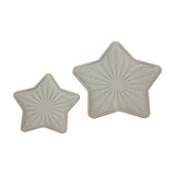 Medium Ceramic Star Dish – White