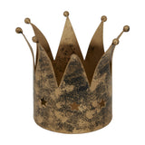 Antique Gold Crown Candle Holder – Gold