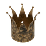 Antique Gold Crown Candle Holder – Gold