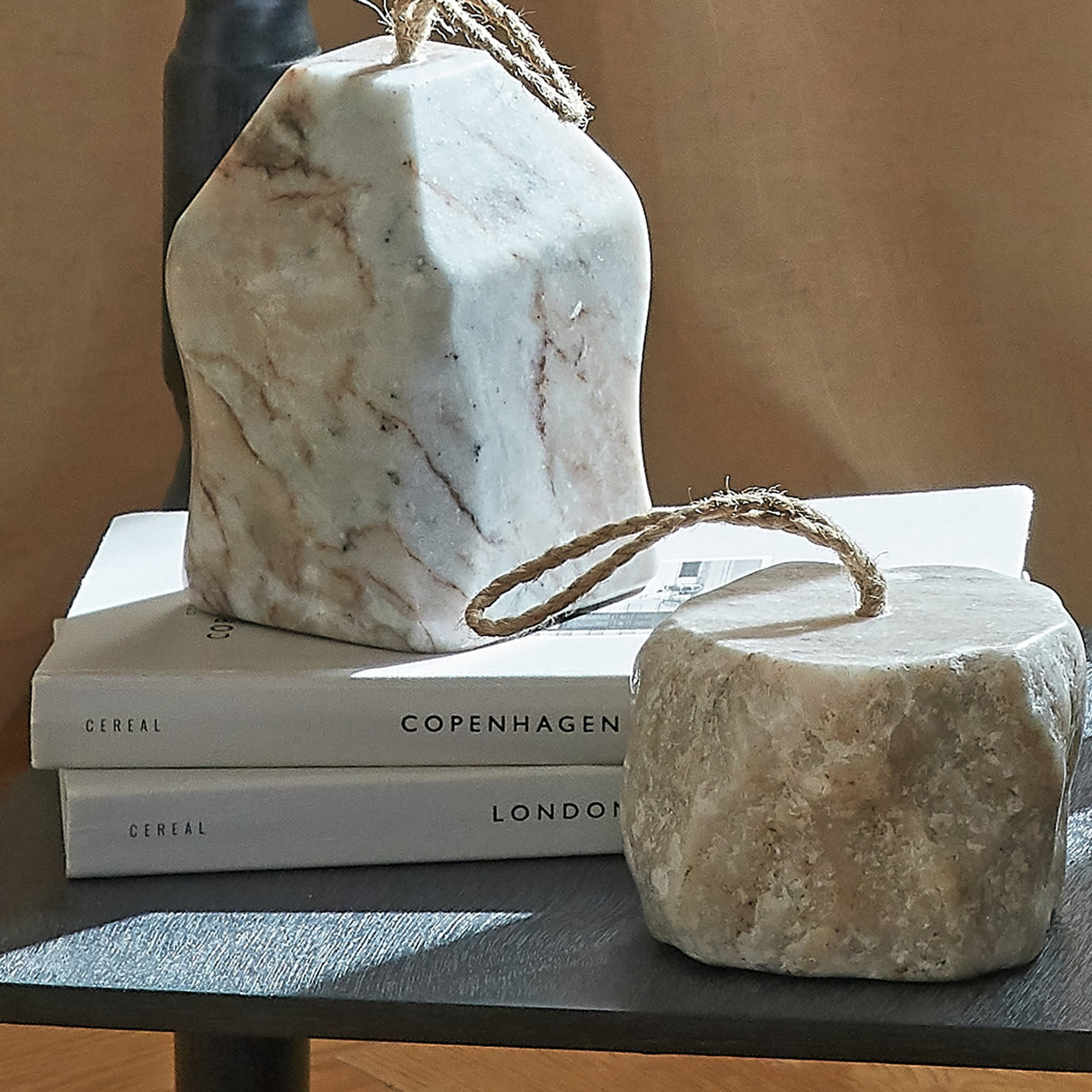 Marble House Doorstop – White