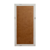 Large Washed Wood Framed Mirror – Brown