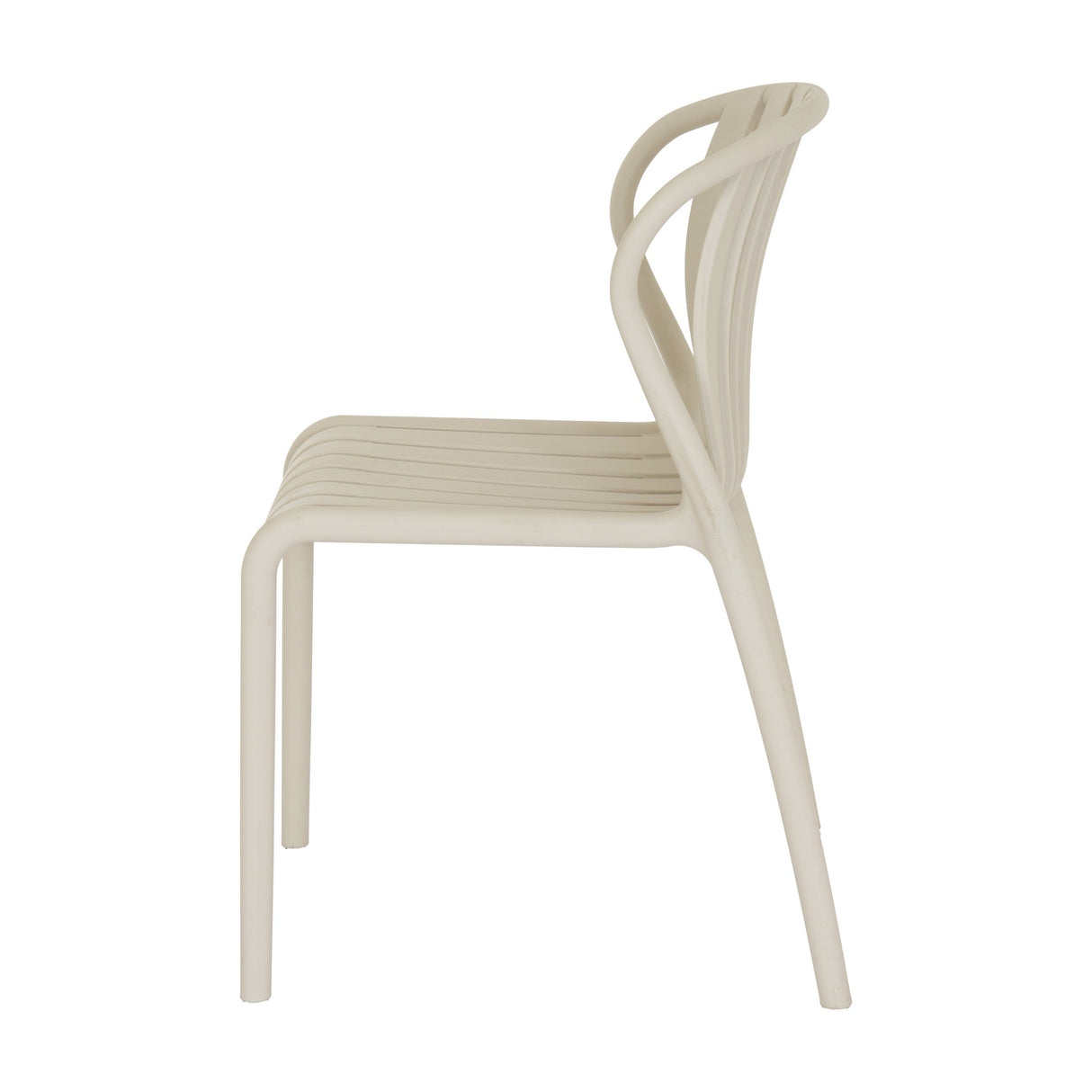 Moulded Accent Chair – Beige