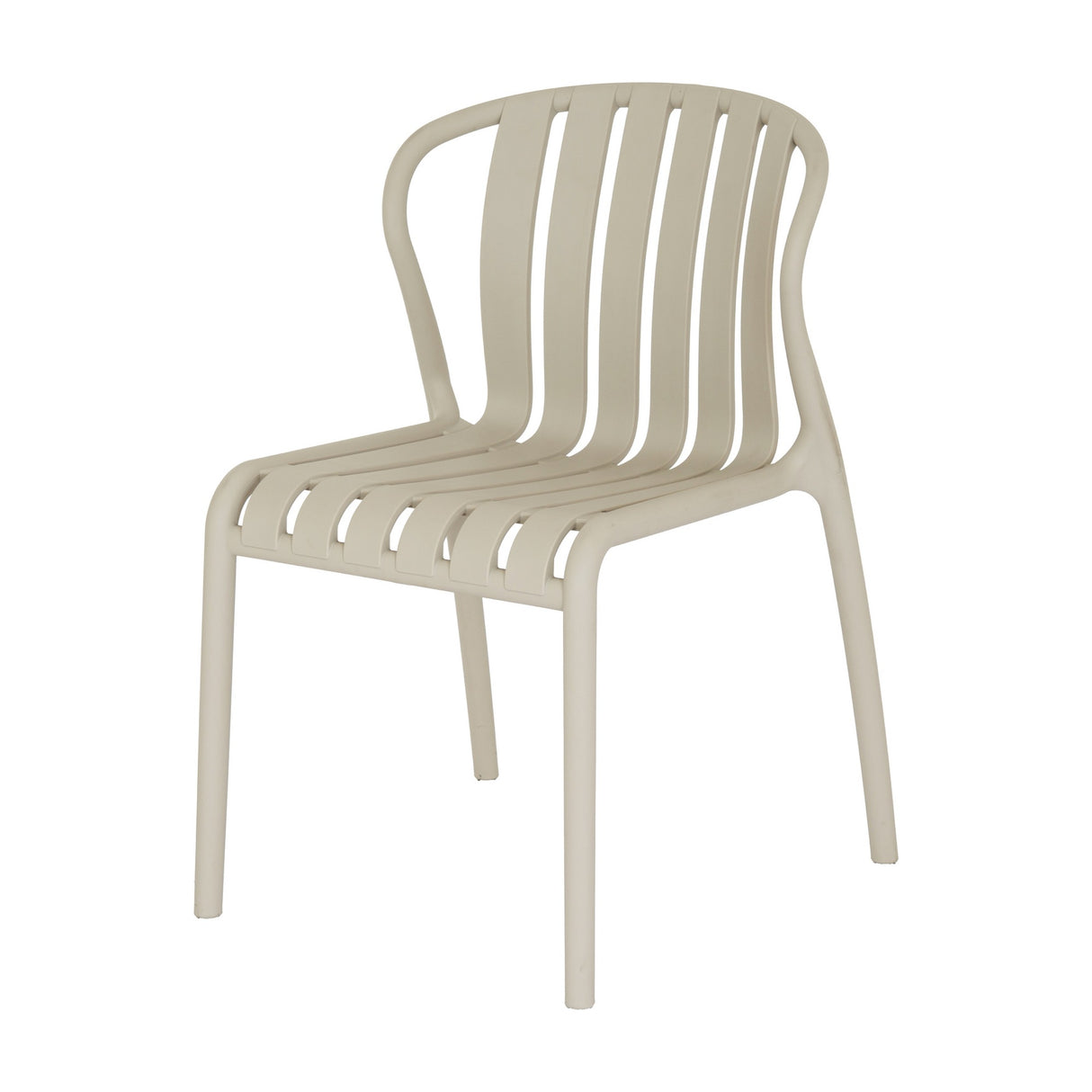 Moulded Accent Chair – Beige