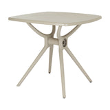 Pedestal Side Table – Beige