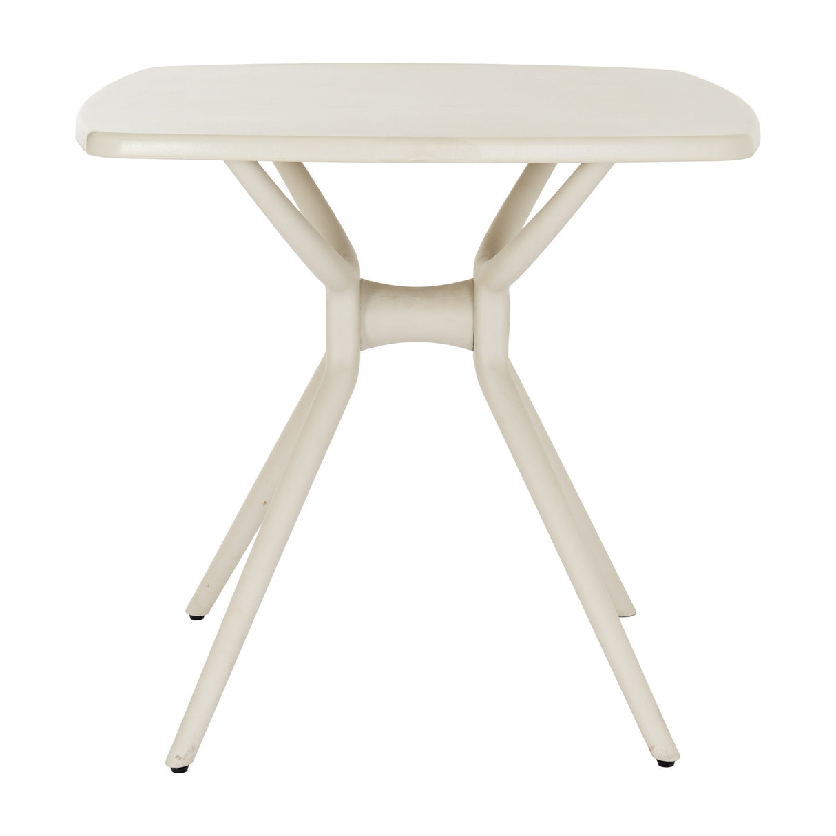 Pedestal Side Table – Beige