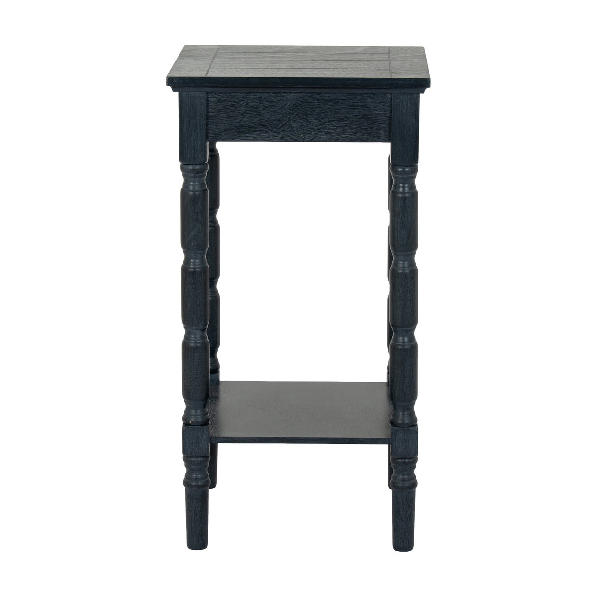 Contour Wooden Side Table – Black
