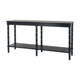 Large Wooden Console Table – Black