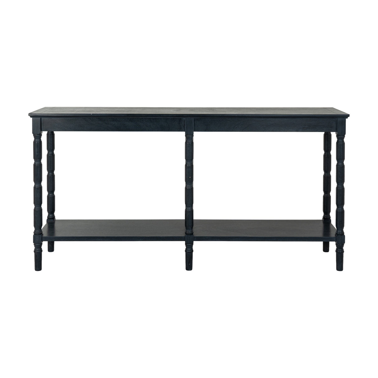 Large Wooden Console Table – Black