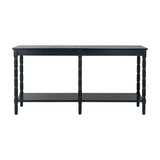 Large Wooden Console Table – Black