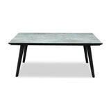 Rectangular Dining Table in Metal – Black