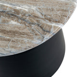 Themworth Round Side Table – Black