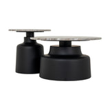 Themworth Round Side Table – Black