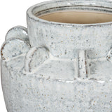 Medium Hydria Ceramic Vase – White
