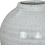 Large Olpe Ceramic Vase – White