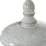 Medium Hurricane Lantern With Lid – White