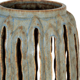 Tall Ceramic Vase 32cm – Grey