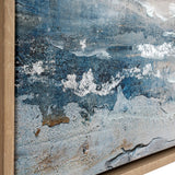 Hand Painted Canvas in Wooden Frame – Multicoloured