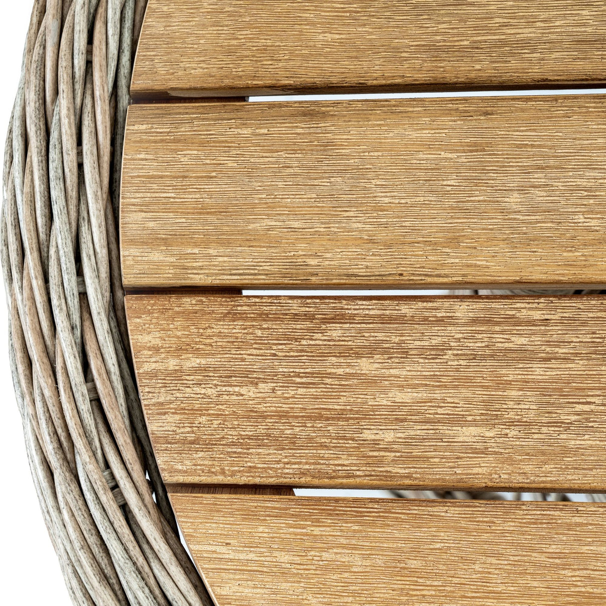 Outdoor Metal Bistro Table – Beige