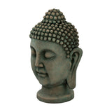 Buddha Head Concrete Planter – Green