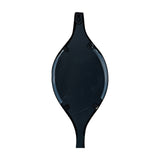 Undulating Panel Wall Mirror – Black