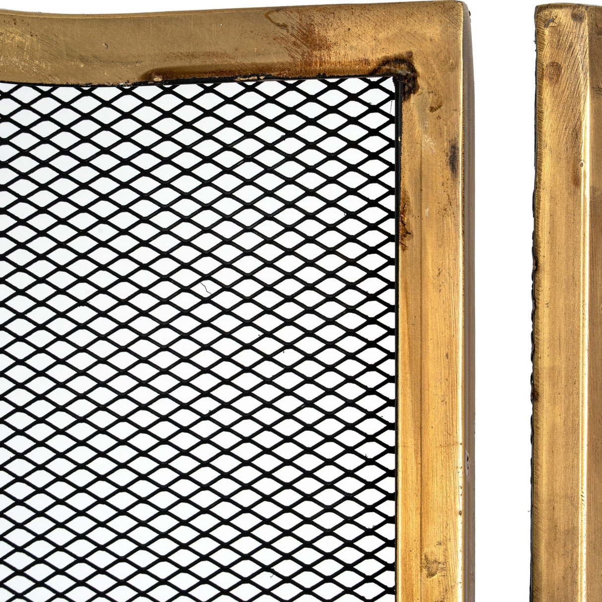 Large Brass Fire Screen – Brass