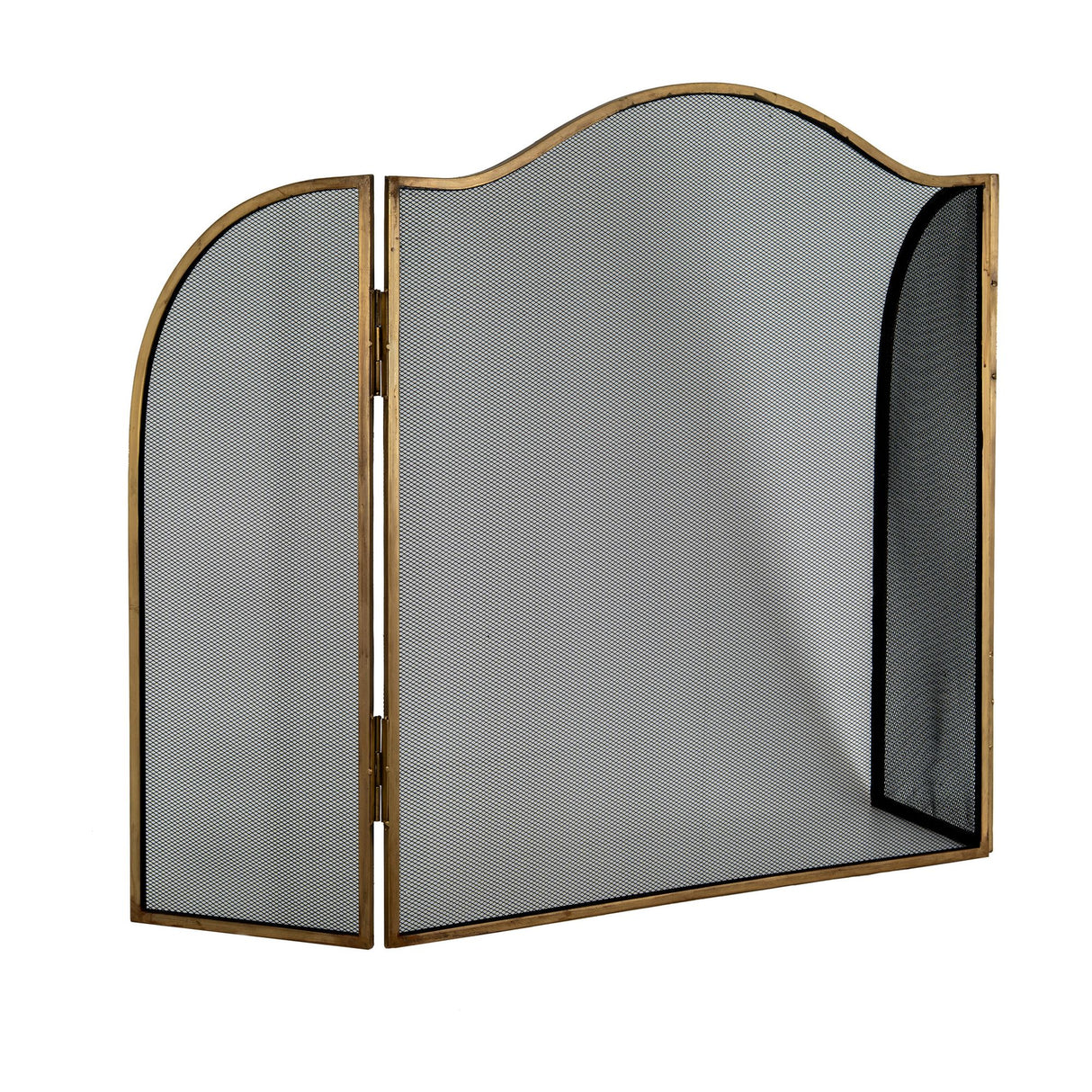 Large Brass Fire Screen – Brass