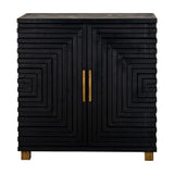 Harweld Two Door Small Sideboard – Black