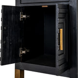 Harweld Black Drinks Cabinet – Black