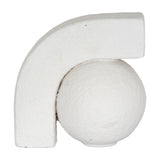 Ceramic Book Ends 13cm – White
