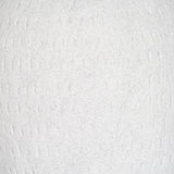 Close-up of the Hill Interiors Large Tall Ceramic Vase in white, showing the textured, lightly speckled glazed surface with subtle vertical ridges.