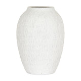 Medium Tall Ceramic Vase – White