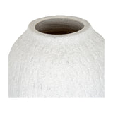 Medium Tall Ceramic Vase – White