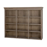 Wooden Three-Shelf Dresser Top – Brown