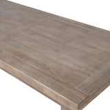 Large Wooden Dining Table – Brown